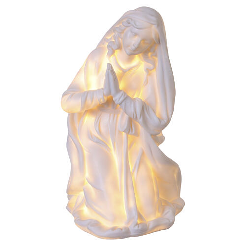 Raffigurazione della Natività con illuminazione 55cm 6