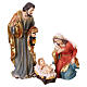 Set presepe 11 personaggi in resina con Natività completa 30 cm s2