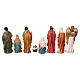Set presepe 11 personaggi in resina con Natività completa 30 cm s6