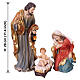 Set presepe 11 personaggi in resina con Natività completa 30 cm s7