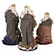 Set belén completo navideño resina y tela 7 figuras decoradas a mano 20x15x10 cm s6