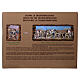 Presepe a libro con borgo fontana e 20 luci LED 40x140x40 cm per presepe da 10 cm s6