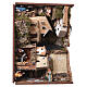 Village de crèche à livre pliable avec 14 santons 40x40x140 cm pour crèche de 10 cm s9
