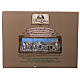 Borgo presepe Preselibro richiudibile con 14 figure 40x40x140 cm per presepe da 10 cm s14