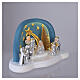 Complete Nativity Scene in Teal, Starry Sky Bagutta 15x25x15 cm s6