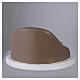 Complete Nativity Scene with stable by Bagutta, white and dove-grey resin, LED light, 6x10x6 in s8
