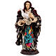 Donna in piedi con oca presepe napoletano 18 cm s1