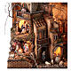 Multi-story village stream 85x70x55 Neapolitan nativity scene 8 cm s2