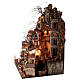 Multi-story village stream 85x70x55 Neapolitan nativity scene 8 cm s7