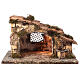 Hütte mit Springbrunnen 20x35x25 Neapolitanische Krippe, 8 cm s4