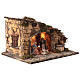 Stable with fountain and Nativity 20x35x25 cm for Neapolitan Nativity Scene with 8 cm characters s3