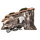Capanna con fontana 20x35x25 presepe napoletano 8 cm s5