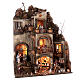 Apartment block N4 with well 65x55x35 Neapolitan nativity scene h. 10 cm s5