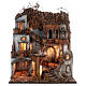Block of houses N3 with fountain 65x55x35 cm for Neapolitan Nativity Scene with 10 cm characters s5