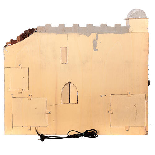 Arabic village with firecamp 65x75x50 cm for Nativity Scene with 6 cm characters 7