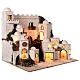 Arabic village with firecamp 65x75x50 cm for Nativity Scene with 6 cm characters s5