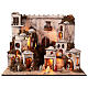 Arabic village with firecamp 65x75x50 cm for Nativity Scene with 6 cm characters s1