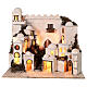 Complete Arab nativity scene with fire 65x75x50 for 6 cm nativity scenes s1