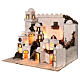 Complete Arab nativity scene with fire 65x75x50 for 6 cm nativity scenes s3