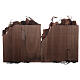 2 Belenes completos M1 M2 45x80x30 belén napolitano 6 cm s6