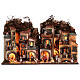 2 complete nativity village M1 M2 45x80x30 Neapolitan nativity scene 6 cm s1