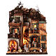 Nativity setting M2 Epiphany 45x40x30 cm for Neapolitan Nativity Scene with 6 cm characters s1