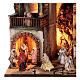 Nativity setting M2 Epiphany 45x40x30 cm for Neapolitan Nativity Scene with 6 cm characters s2