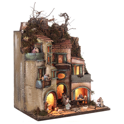 Otoczenie do szopki M1, 45x40x30, szopka neapolitańska, 6cm 4