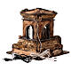 Templo angular con fuente belén 14 cm napolitano 30x40X30 s5