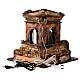 Temple angulaire avec fontaine 30x40x30 cm crèche napolitaine 14 cm s5