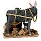 Farrier with donkey, Neapolitan nativity scene 24 cm ANIMATED s5