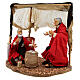 Two Roman soldiers playing cards, tent, Naples nativity scene, 15 cm s4