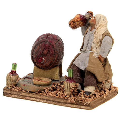 Homme bourré crèche napolitaine 10 cm 2