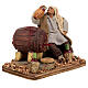 Uomo ubriaco presepe napoletano 10 cm s3