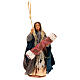 Donna battipanni tappeto presepe napoletano 13 cm s1