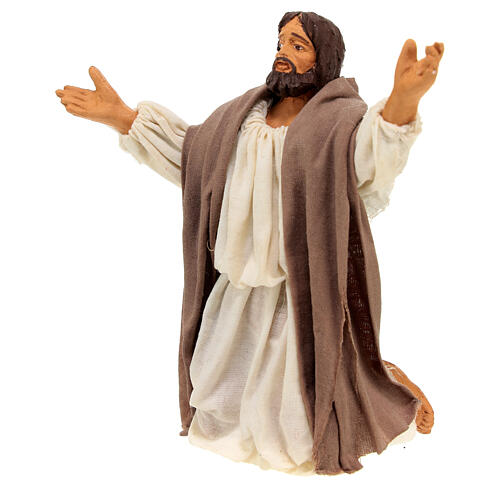 Jésus à genoux crèche pascale 13 cm 2