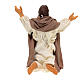 Jesus ajoelhado para presépio de Páscoa napolitano com figuras altura média 13 cm s4