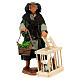 Homem com galinhas para presépio napolitano com figuras de altura média 13 cm s1