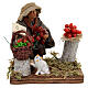 Man selling tomatos for Neapolitan Nativity Scene with 10 cm characters s1