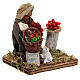 Man selling tomatos for Neapolitan Nativity Scene with 10 cm characters s3