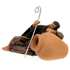Saint Joseph sleeping for Neapolitan Nativity Scene with 10 cm characters