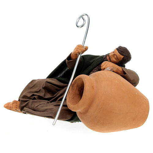 Saint Joseph sleeping for Neapolitan Nativity Scene with 10 cm characters 2