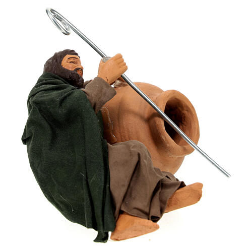 San Giuseppe dormiente presepe napoletano 10 cm 3