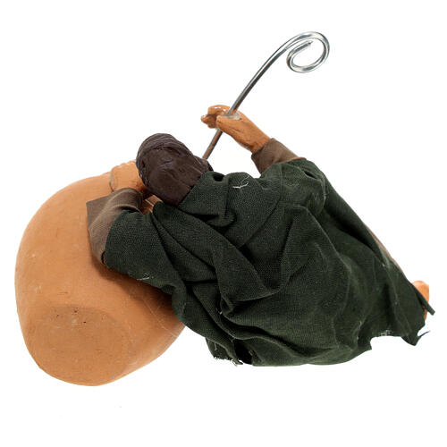São José dormindo para presépio napolitano com figuras de altura média 10 cm 4
