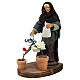 Woman with watering can for Neapolitan Nativity Scene with 10 cm characters s2