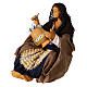 Woman sitting with a jar for Neapolitan Nativity Scene with 15 cm characters s2