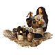 Man selling jars and buckets for Neapolitan Nativity Scene with 13 cm characters s2