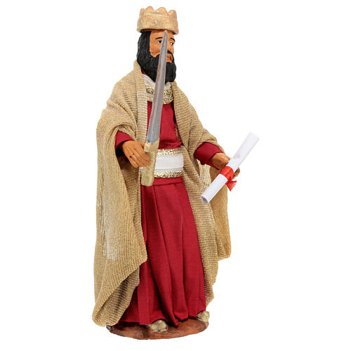 King Herod for Neapolitan Nativity Scene with 15 cm characters 3