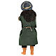Standing man with staff Neapolitan nativity scene 15 cm s5