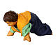 Niemowlę raczkujące, szopka neapolitańska 10 cm s5